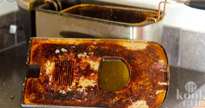 Cleaning your deep fryer has never been this easy! This trick is is so simple!