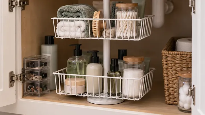 8 opbergideeën voor de badkamer die problemen oplossen waarvan je niet eens wist dat je ze had