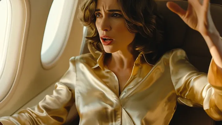 Le pilote aperçoit sa femme à bord de l'avion - mais remarque ensuite un détail déconcertant