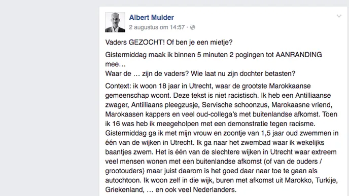 "Vaders gezocht, of ben je een mietje?" Deze vader maakt in DIT zwembad twee pogingen tot aanranding mee, dit moet stoppen!