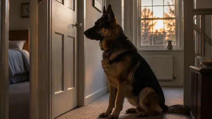 Dog Won’t Leave Woman Alone — When Husband Discovers The Truth, He Calls The Police