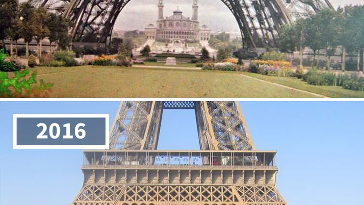 These photo's were taken 100 years apart and it's crazy how much the world has changed!