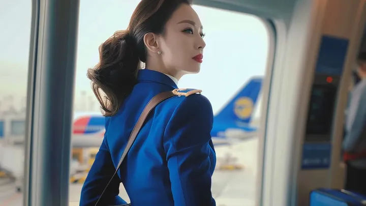 フライトアテンダントが飛行機の中で夫を見た後、奇妙なことを発見する