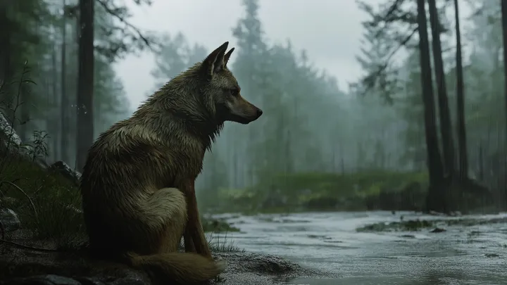 Lobo se recusa a se mover - veterinário fica chocado ao descobrir o verdadeiro motivo