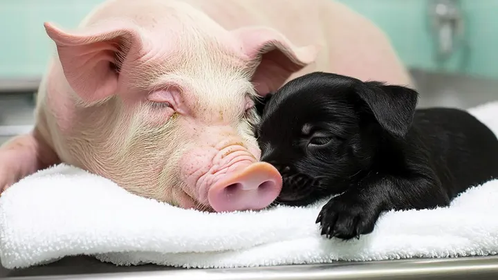 Man Finds A Pig Freezing During A Snowstorm—But He Then Discovers That It Wasn’t Alone