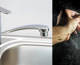 This is how you use flour to give your stainless steel sink back its shine
