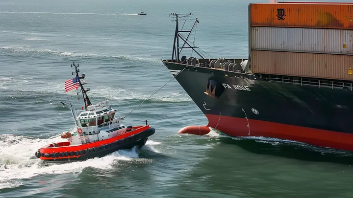 Containerschiff trifft auf Piraten - aber was der Kapitän als Nächstes tut, verblüfft sie alle!