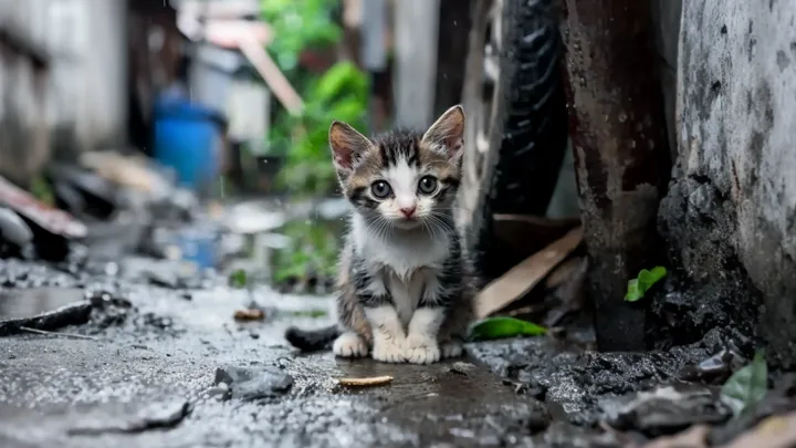 Monkey Drags Away Kitten - Owner Is Shocked To Uncover The Truth