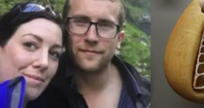 Hombre hace un collar para su novia, se queda atónita cuando descubre lo que hay dentro