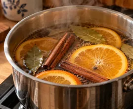 Bay leaves and cinnamon on a low simmer: what the viral home fragrance trick does for a closed-up autumn house, and what it doesn't do