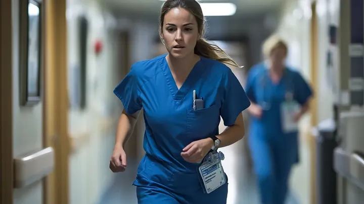 Moose Breaks Into Hospital—Nurse Brought to Tears by What She Sees on its Antlers.