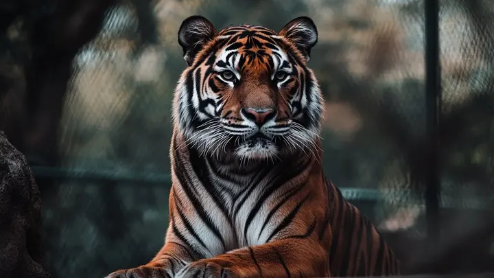 Un tigre se niega a moverse durante días - Los cuidadores no podían creerlo cuando descubrieron el motivo