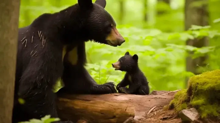Urso acena para a família todas as manhãs - um dia, o pai faz uma descoberta chocante