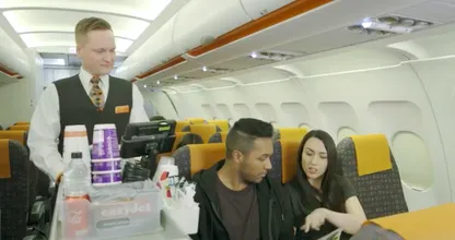 Ever wonder about those strange hand signals cabin crew use on planes? This is what they mean!
