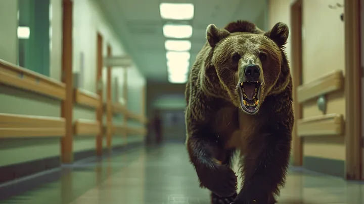 Bear Breaks Into Hospital - Nurse Brought to Tears by What It Carries in Its Mouth