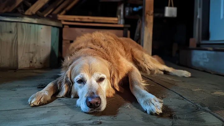 Mann findet einen Hund am Rande des Erfrierens - aber was er unter seinem Bauch versteckt hat, ist unglaublich!