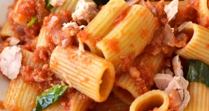 Mhhh: Penne Pesto mit Thunfisch - mal anders! Lecker!
