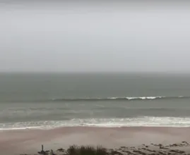 Look closely at the sea during this storm. It scared the living daylights out of this camera man! Very impressive!