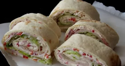 Diese knackigen Tortilla-Wraps mit Putenbrust sind das erfrischende Abendessen, wonach du dich sehnst!