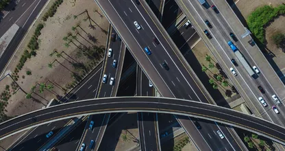 Man runs along highway to stop runaway car