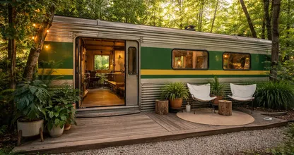 This Young Woman Converted an Abandoned Train Carriage into Her Home – See the Photos