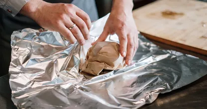Aha: daarom heeft aluminiumfolie een matte en een gladde kant