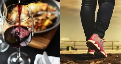 Leef je langer door elke dag een glas wijn te drinken of door elke dag te sporten?