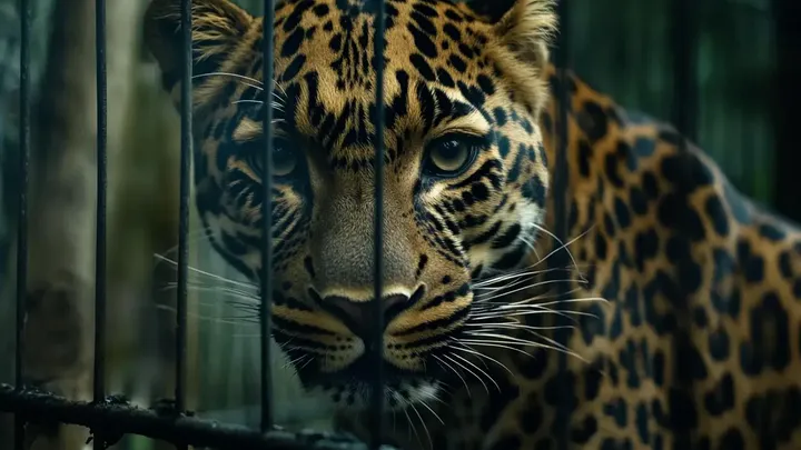 Un leopardo orfano bussava alla sua porta ogni mattina. Un giorno finalmente lo lasciò entrare