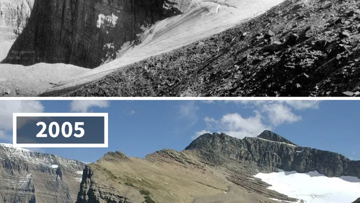 These photo's were taken 100 years apart and it's crazy how much the world has changed!