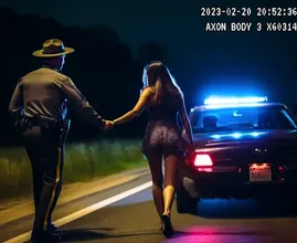 Startling Footage Revealed: Woman Secretly Records Police Traffic Stop!