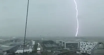 Na zonneschijn komt regen: code geel voor stevige onweersbuien