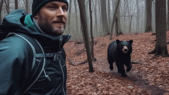 Bear Waves To Family Every Morning - One Day Dad Follows Him And Makes A Strange Discovery