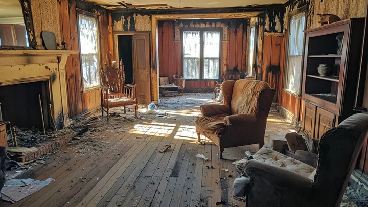 "This 80-year-old woman’s house survived the flames. What saved it from collapse?"