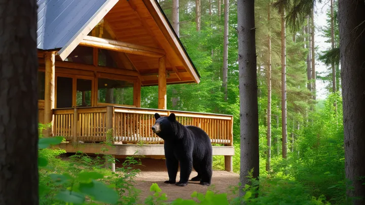 Bear Waves To Family Every Morning - One Day Dad Follows Him And Makes A Strange Discovery