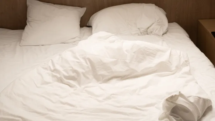 This is why you shouldn't make your bed in the morning