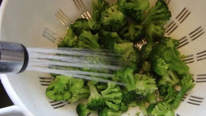 You should never rinse this vegetable before preparing it!