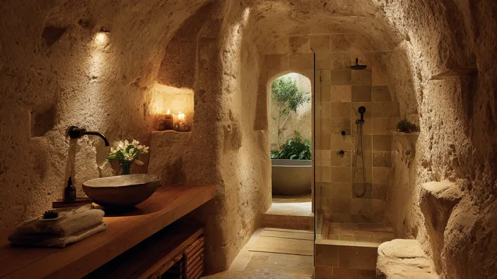 Un'anziana di 78 anni ha fatto costruire la casa dei suoi sogni all'interno di una caverna, ma l'interno non ha nulla di simile a quello che ci si aspetterebbe