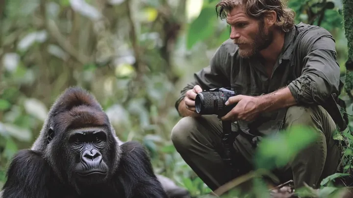 Gorila pede ajuda a fotógrafo - A inacreditável verdade revelada