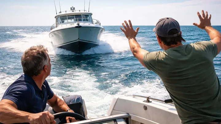 Una barca li ha quasi investiti in mezzo all'oceano: quello che hanno trovato a bordo li ha fatti agire immediatamente