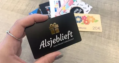 Cadeaukaarten van 50 euro of meer kun je online niet meer in één keer uitgeven
