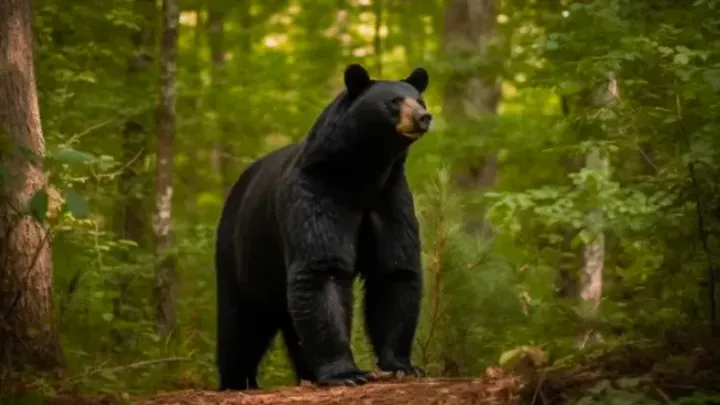 Urso acena para a família todas as manhãs - um dia, o pai faz uma descoberta chocante
