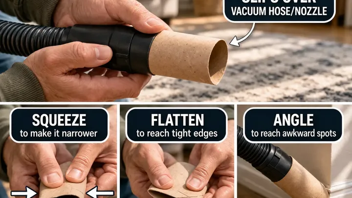 La gente está usando rollos de papel higiénico vacíos en su aspiradora - He aquí por qué