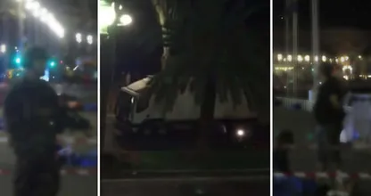 Wat een held! Wat deze motorrijder gisterenavond deed tijdens de aanslag in Nice ongelooflijk!