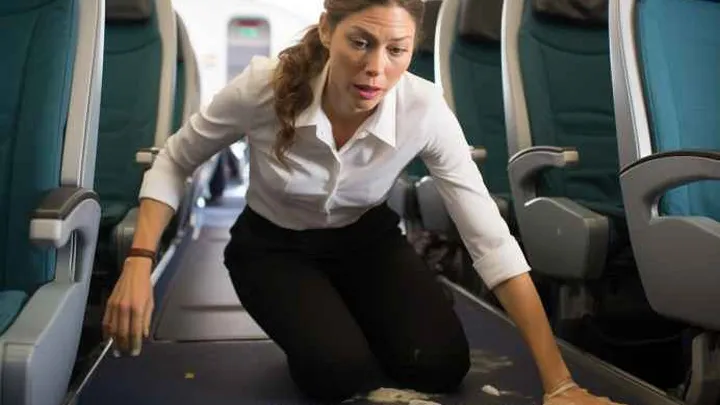 Una Azafata Ve a Su Marido en el Avión - Pero Se Da Cuenta de un Detalle Sorprendente