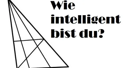 Wie viele Dreiecke entdeckst du? Nur die wenigsten Menschen kommen drauf!