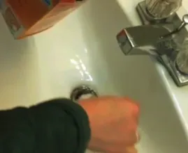 Yikes, a stinky drain! This simple trick will help you get rid of the nasty smells!