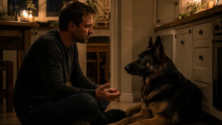 Dog Won’t Leave Woman Alone — When Husband Discovers The Truth, He Calls The Police