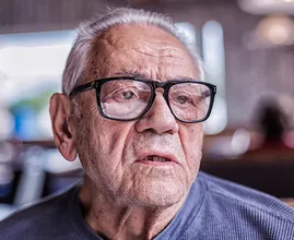 Worker learns his lesson when he finds out who the old man he has been pestering really is 