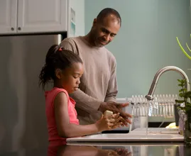 Kids who help out around the house become more successful adults