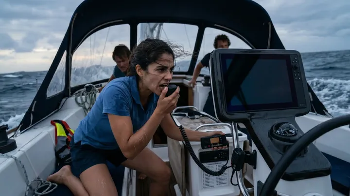 Un velero se topa con piratas en alta mar, ¡pero la forma en que la tripulación se defiende los deja a todos boquiabiertos! 